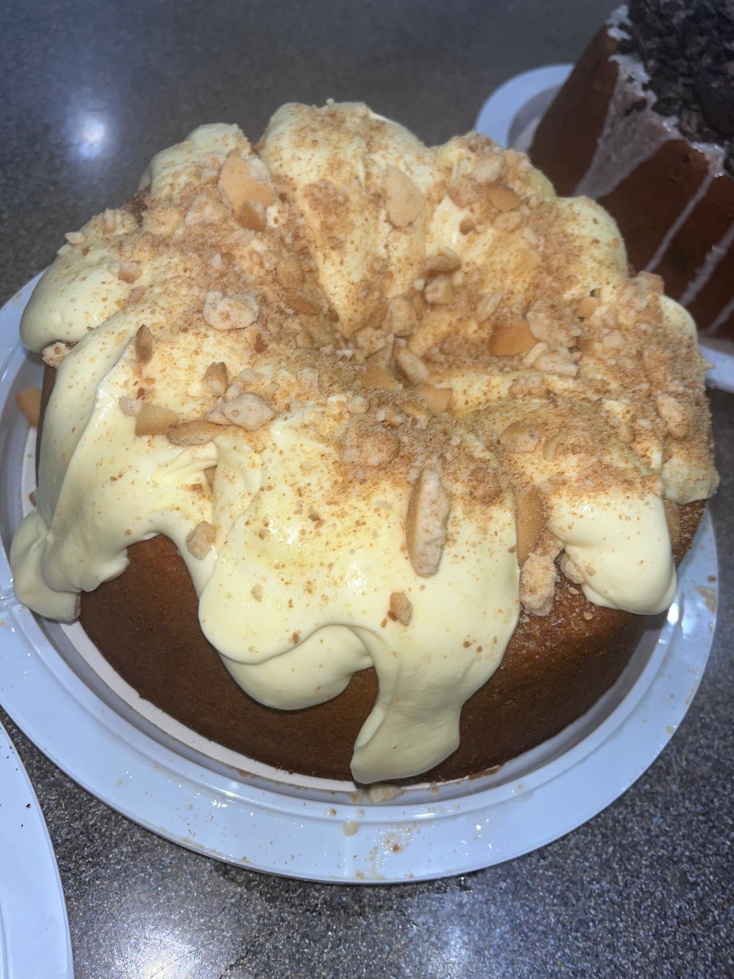 Banana Pudding Cheesecake Stuffed PoundCake